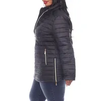 White Mark Midweight Plus Puffer Jacket