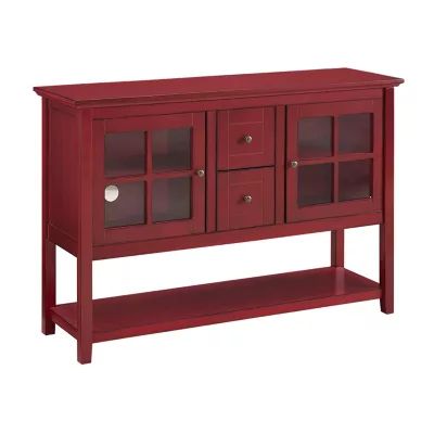 Bailey 52" Wood Console Table Entertainment Center