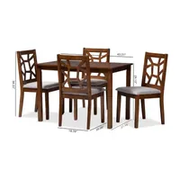 Abilene Dining Collection 5-pc. Rectangular Set