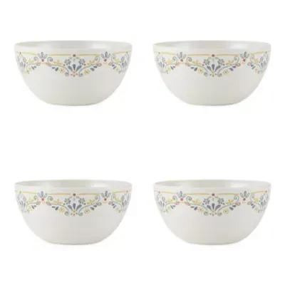 Linden Street Caspian Tile 4-pc. Melamine Cereal Bowl