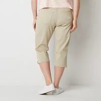 Liz Claiborne Sara Flexi Mid Rise Plus Capris