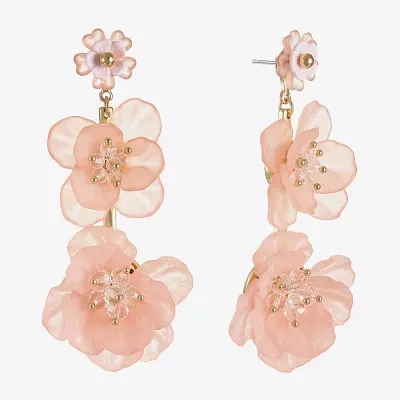 Bijoux Bar Flower Drop Earrings