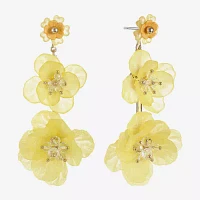 Bijoux Bar Flower Drop Earrings