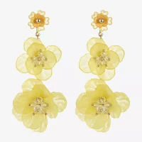 Bijoux Bar Flower Drop Earrings