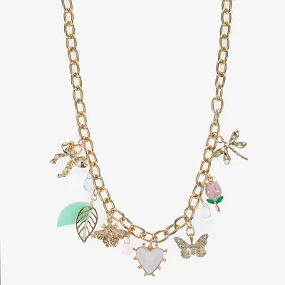 Bijoux Bar Gold Tone Gold Tone Collar Necklace