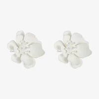 Liz Claiborne 20.5mm Flower Stud Earrings