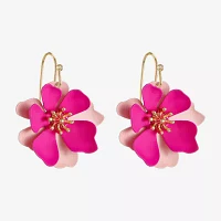 Liz Claiborne Flower Drop Earrings