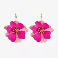 Liz Claiborne Flower Drop Earrings