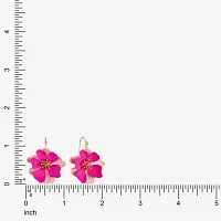 Liz Claiborne Flower Drop Earrings