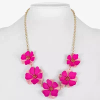 Liz Claiborne Frontal Gold Tone Collar Necklace