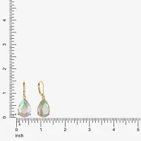 Monet Jewelry Gold Tone Glass Drop Earrings