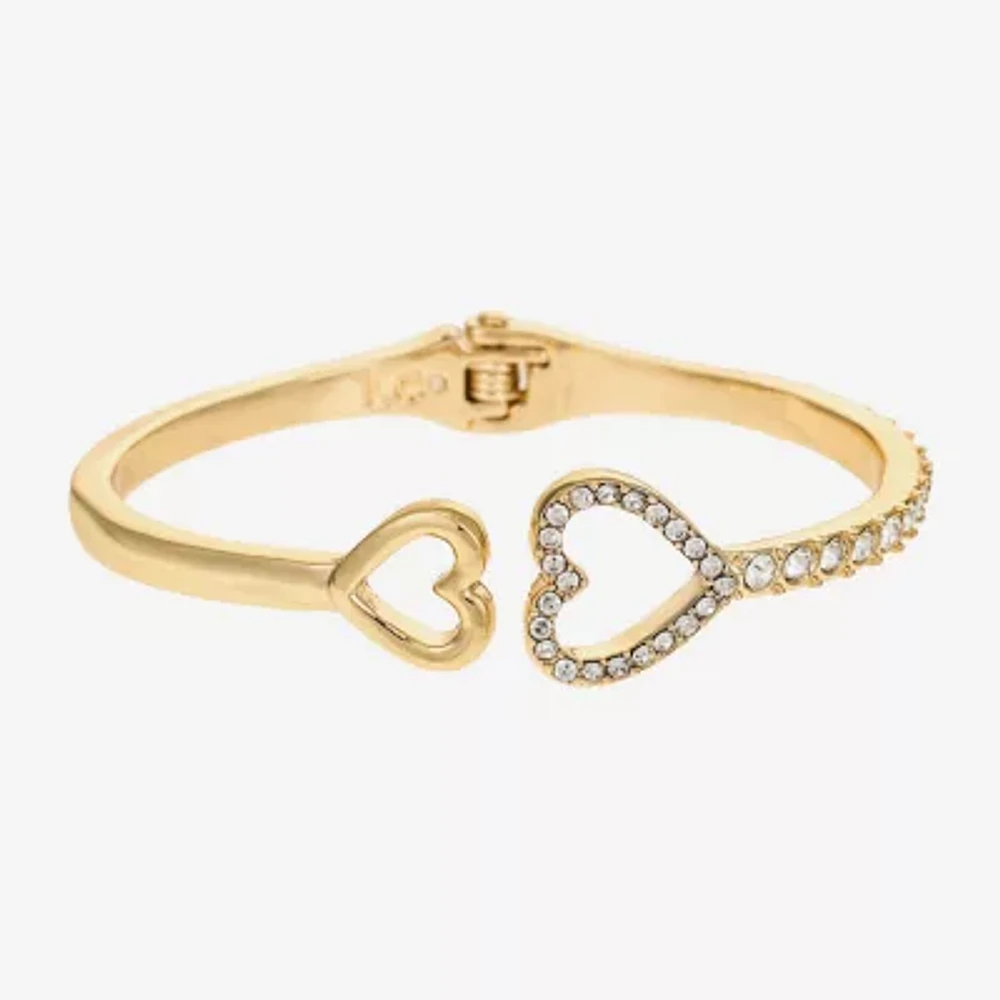 Liz Claiborne Heart Bangle Bracelet