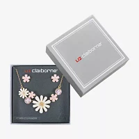 Liz Claiborne Gold Tone 2-pc. Glass Flower Jewelry Set