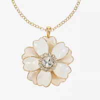 Liz Claiborne Gold Tone 2-pc. Glass Flower Jewelry Set