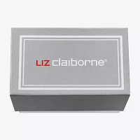 Liz Claiborne Gold Tone Flower Bangle Bracelet