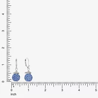 Monet Jewelry Glass Round Drop Earrings