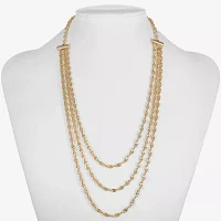 Monet Jewelry Twisted Womens 18 Inch Fashion Chain Necklace