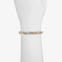 Monet Jewelry Two Tone Twisted 7 3/4 Inch Fashion Chain Bracelet