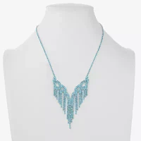 Monet Jewelry Silver Tone Collar Necklace