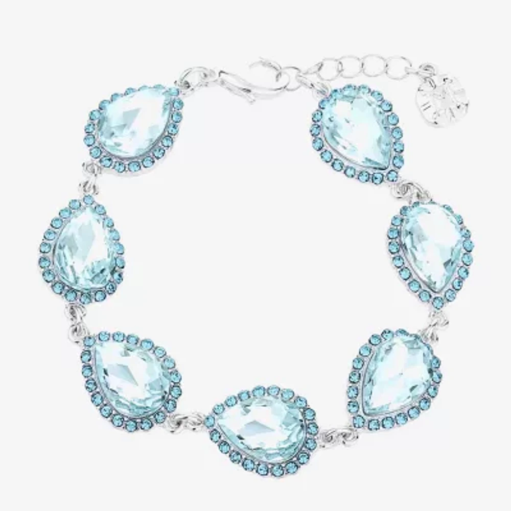 Monet Jewelry Silver Tone Glass Strand Bracelets