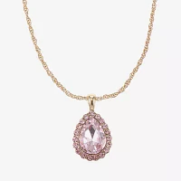 Monet Jewelry Gold Tone 2-pc. Glass Pear Jewelry Set