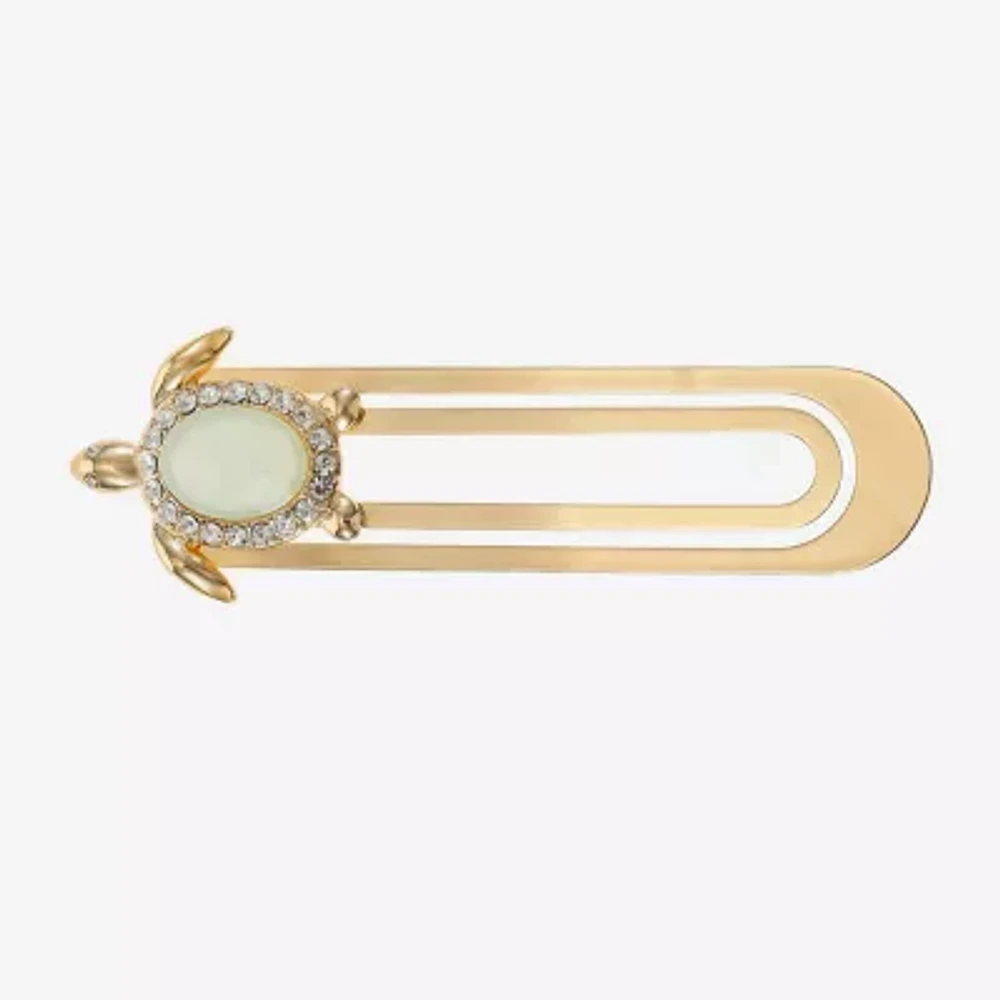 Monet Jewelry Gold Tone Turtle Bookmark