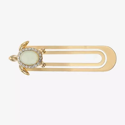 Monet Jewelry Gold Tone Turtle Bookmark