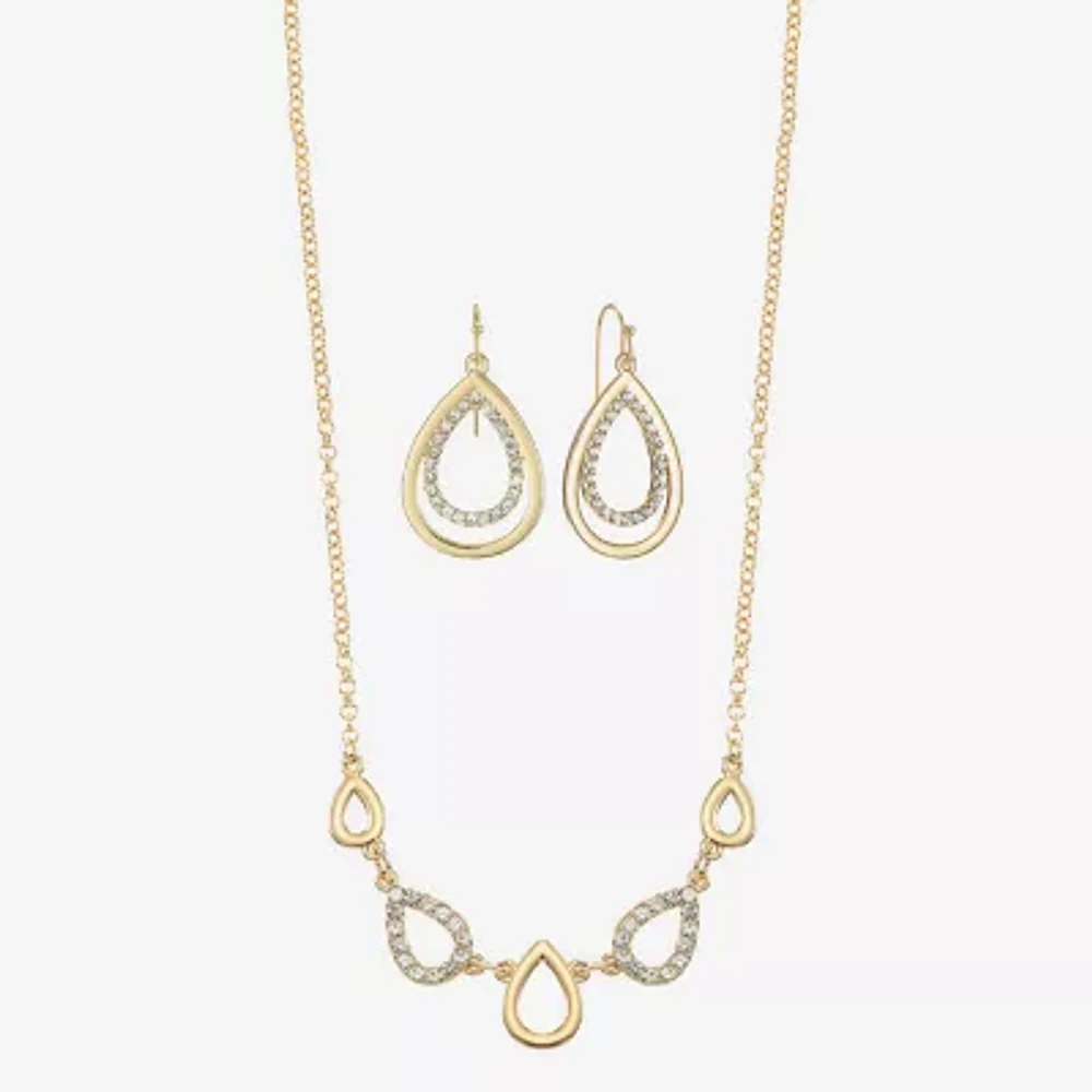 Liz Claiborne 2-pc. Glass Jewelry Set