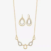 Liz Claiborne 2-pc. Glass Jewelry Set