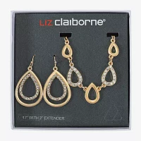 Liz Claiborne 2-pc. Glass Jewelry Set