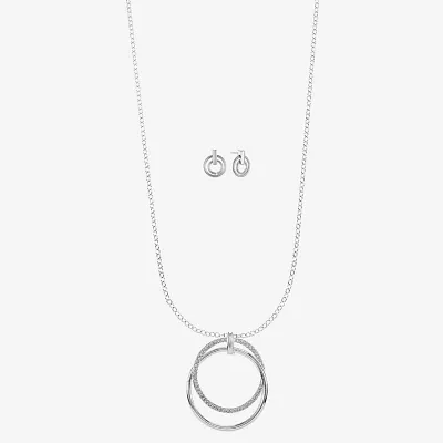 Liz Claiborne Womens Glass 2-pc. Jewelry Set