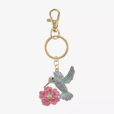 Monet Jewelry Gold Tone Hummingbird Key Chain