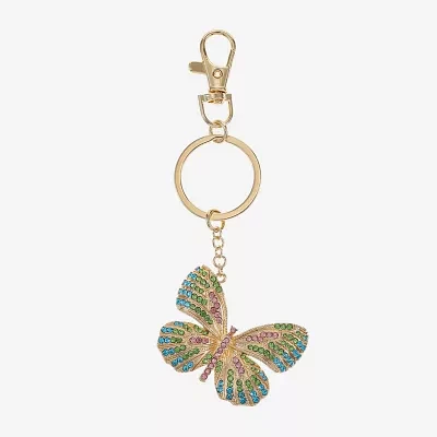 Monet Jewelry Gold Tone Butterfly Key Chain