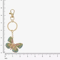 Monet Jewelry Gold Tone Butterfly Key Chain