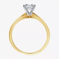 G / Si1-Si2) Womens 3/4 CT. Lab Grown White Diamond 14K Gold Solitaire Engagement Ring