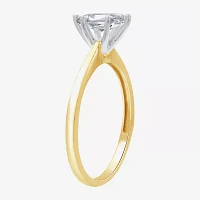 (G / Si1-Si2) Womens 3/4 CT. Lab Grown White Diamond 10K Gold Marquise Solitaire Engagement Ring