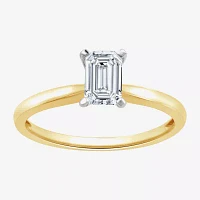 (G / Si1-Si2) Womens 3/4 CT. Lab Grown White Diamond 14K Gold Solitaire Engagement Ring