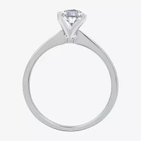 (G / Si1-Si2) Womens 3/4 CT. Lab Grown White Diamond 10K Gold Pear Solitaire Engagement Ring