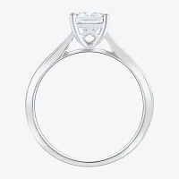 (G / VS2) Womens 2 CT. Lab-Grown White Diamond 14K Gold Radiant-cut Solitaire Engagement Ring