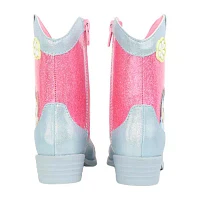 Ground Up Toddler Girls Bluey Cowgirl Boot Flat Heel Rain Boots