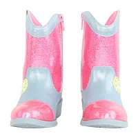 Ground Up Toddler Girls Bluey Cowgirl Boot Flat Heel Rain Boots