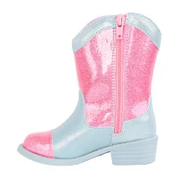 Ground Up Toddler Girls Bluey Cowgirl Boot Flat Heel Rain Boots