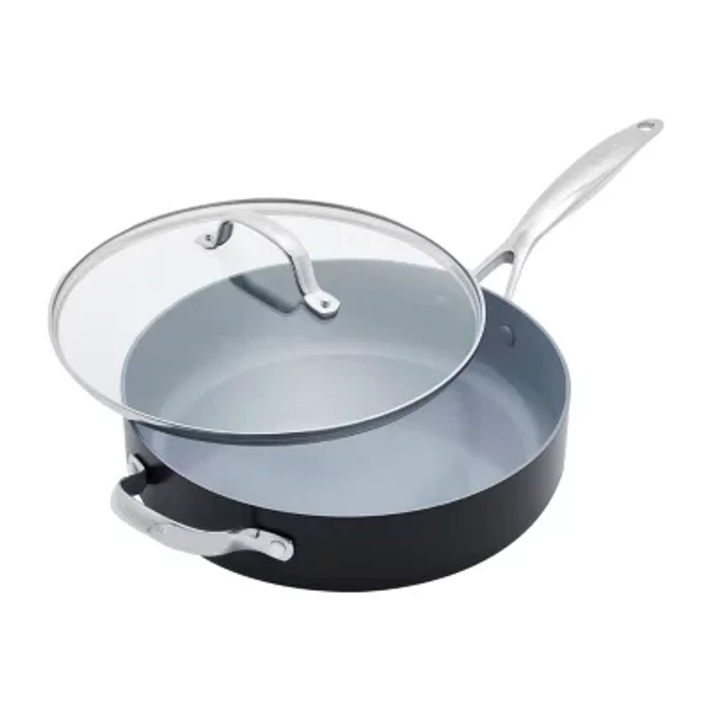 GreenPan Valencia Pro Hard Anodized Ceramic Non-Stick 4.5-qt. Saute Pan