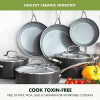 GreenPan Valencia Pro Ceramic Hard Anodized 11-pc. Cookware Set