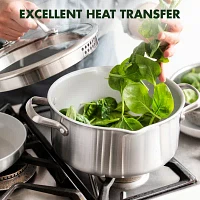 GreenPan Venice Pro Healthy Tri-Ply Stainless Steel Ceramic Non-Stick 10-pc. Cookware Set