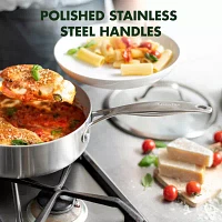 GreenPan Venice Pro Healthy Tri-Ply Stainless Steel Ceramic Non-Stick 10-pc. Cookware Set