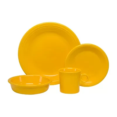 Fiesta Classic Rim 4-pc. Dinnerware Set