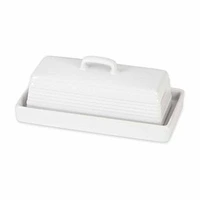 RSVP International Stoneware Butter Dish