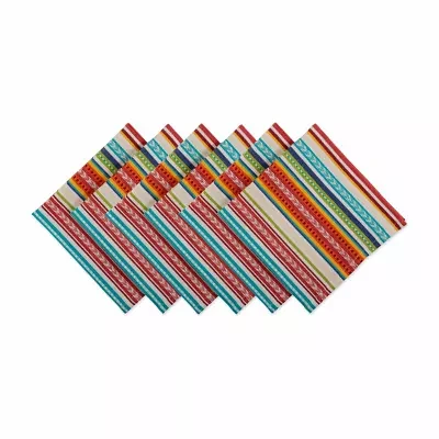 Design Imports Baja Stripe 6-pc. Napkins