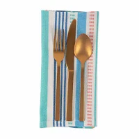 Design Imports Seashore Stripe 6-pc. Napkins